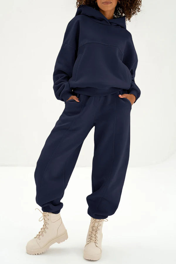 Navy Exposed Seam Set