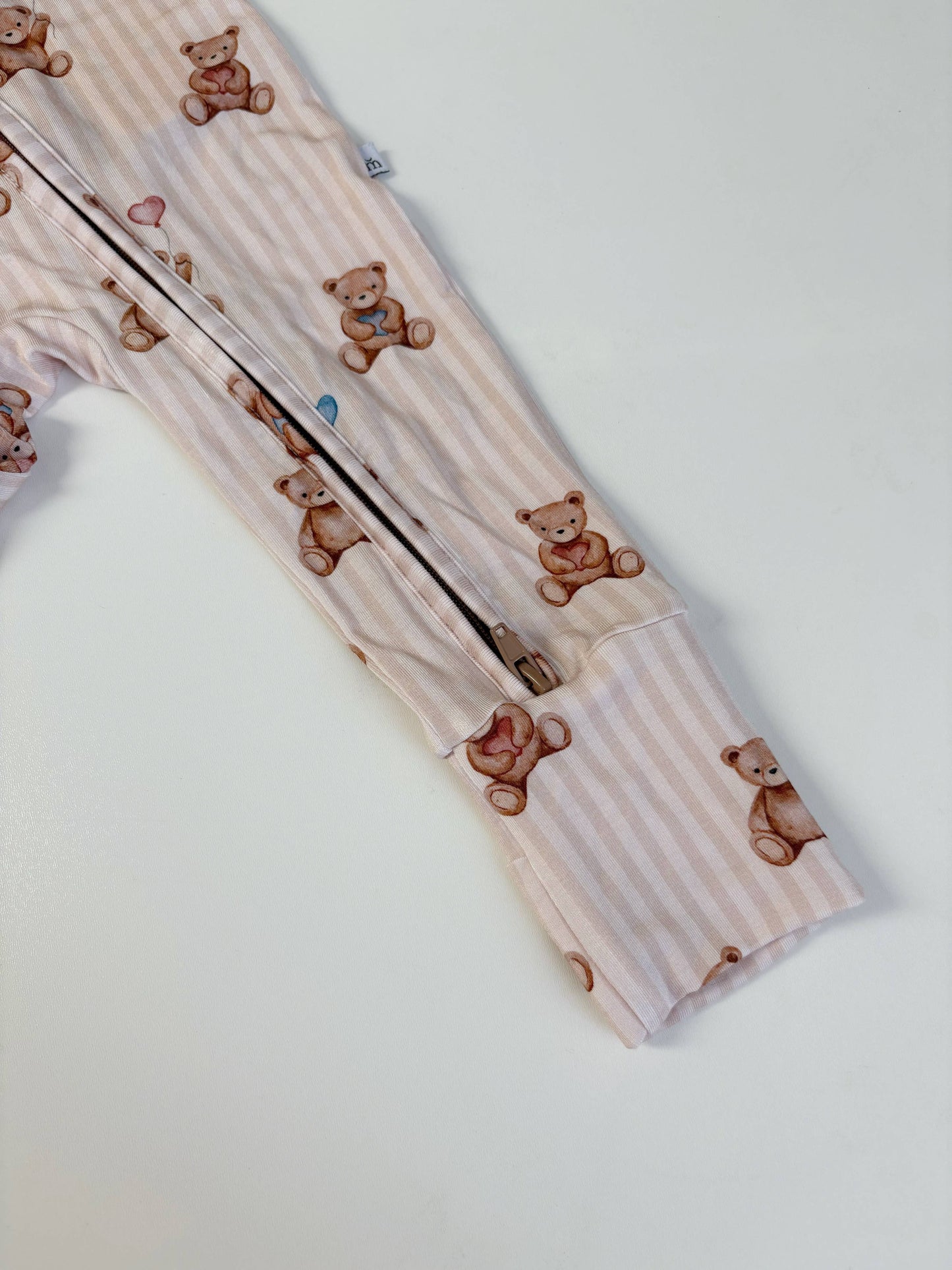 Beary Loved | Bamboo Zipper Pajamas RTS
