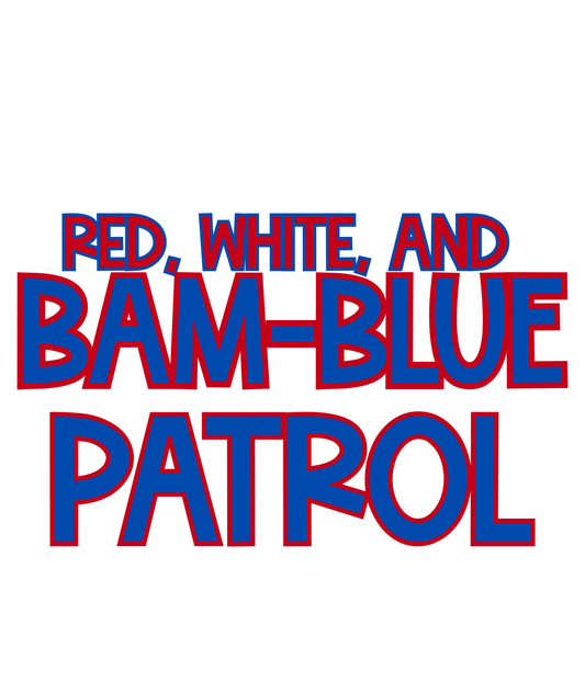 PATROL | RED, WHITE & BAM-BLUE