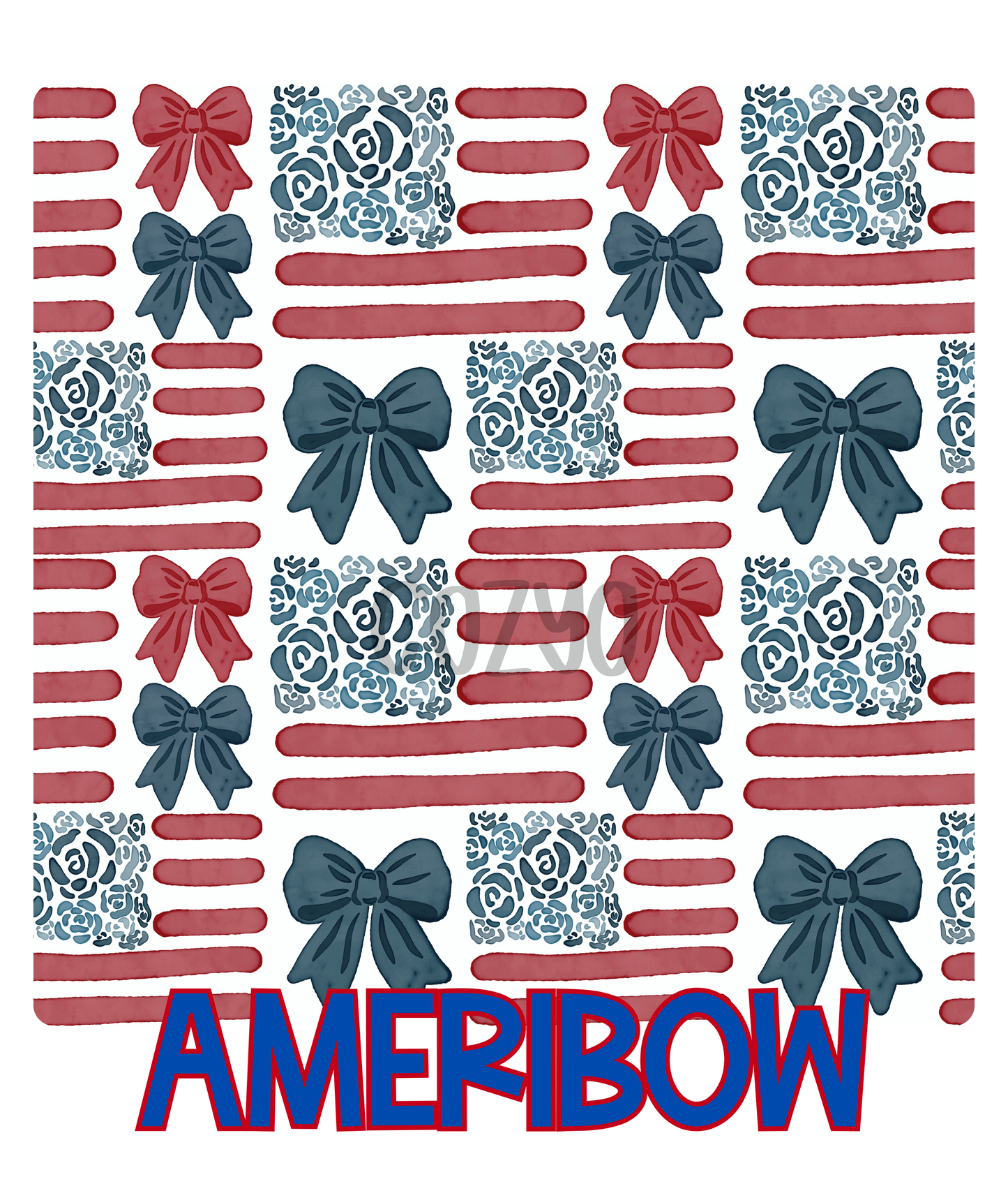 AMERIBOW | RED, WHITE & BAM-BLUE
