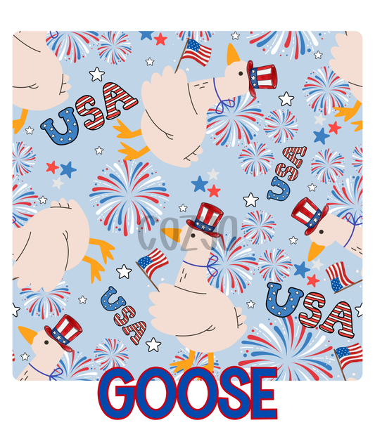 GOOSE | RED, WHITE & BAM-BLUE