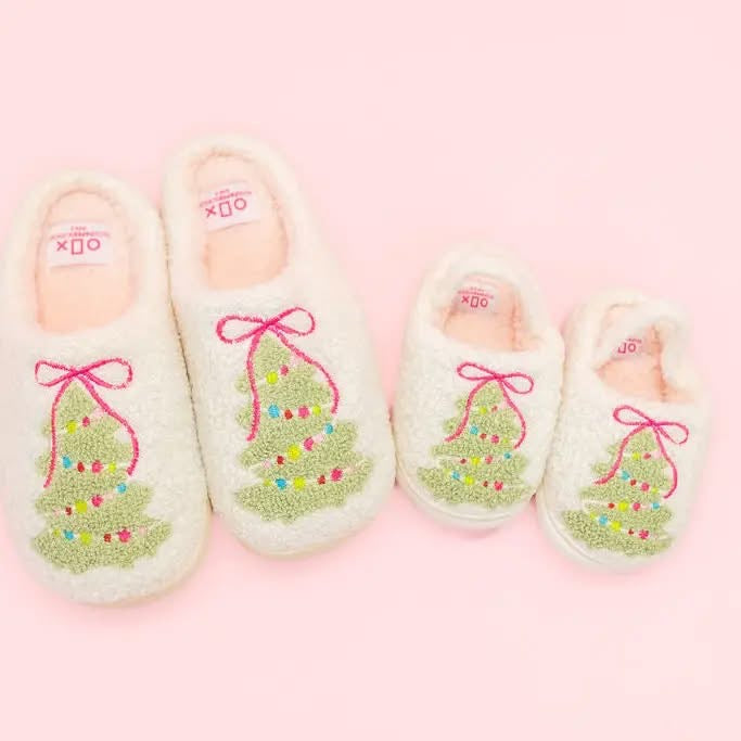 Mama & Mini Christmas Slippers