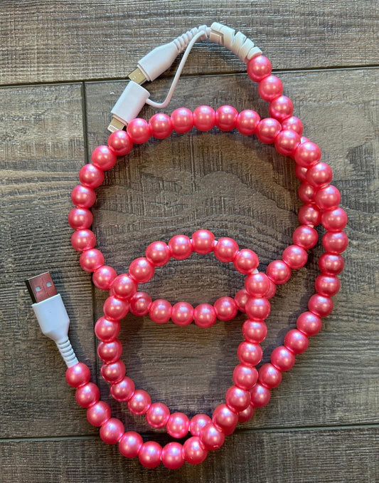 Beaded Phone chargers