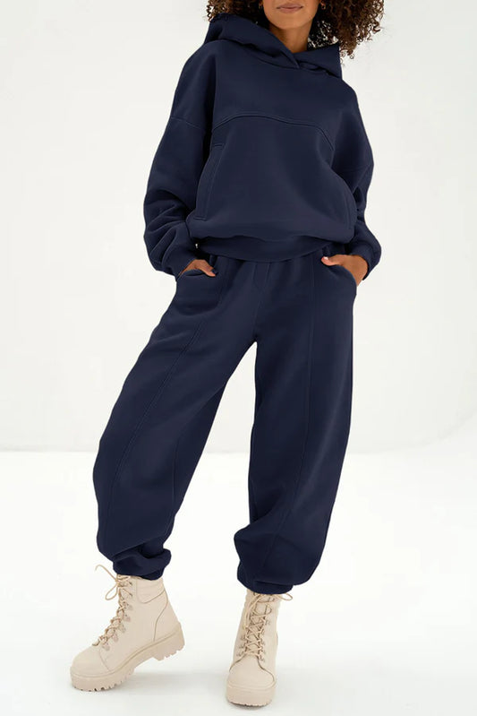 Navy Exposed Seam Set