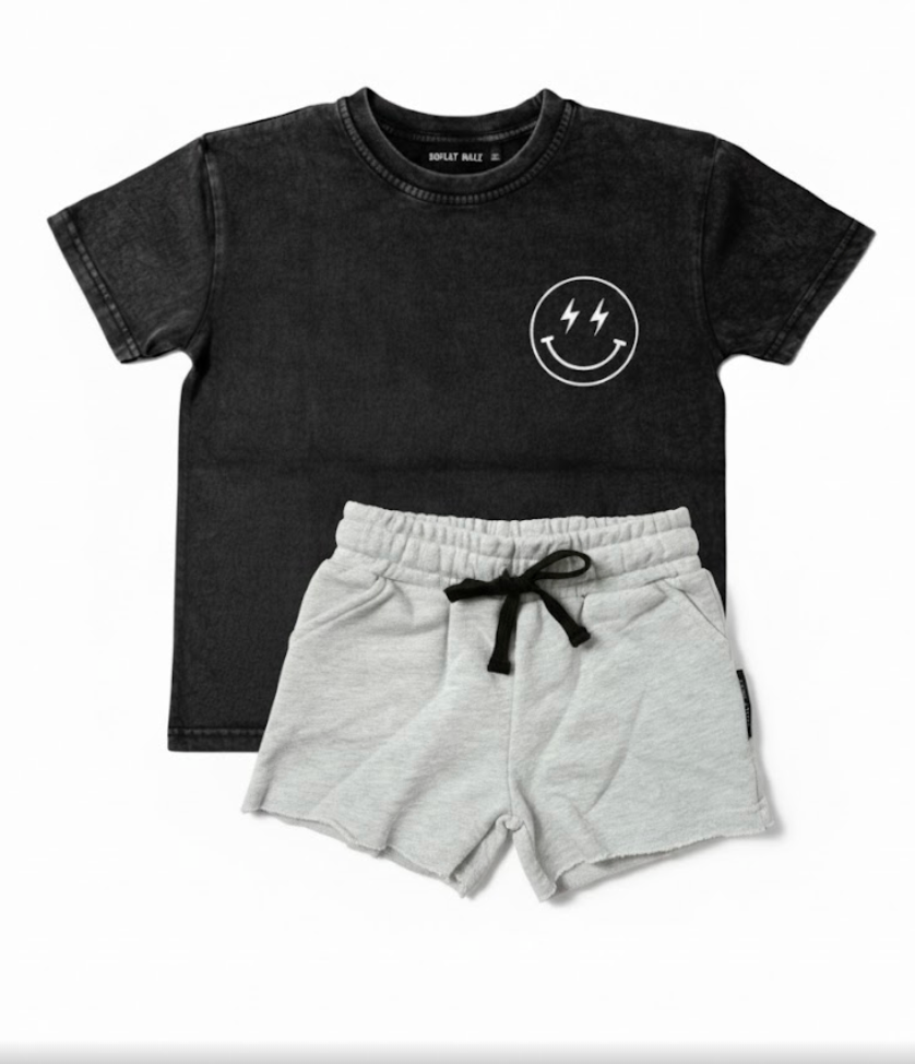 HEATHER GRAY • CUT-OFF SHORTS