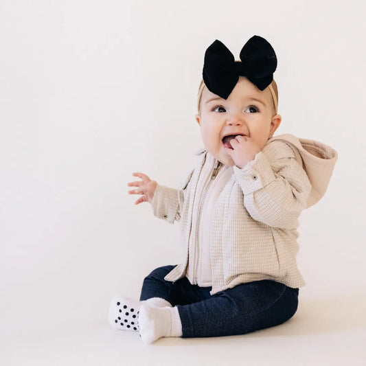 Textured Khaki Jacket - Infant RTS